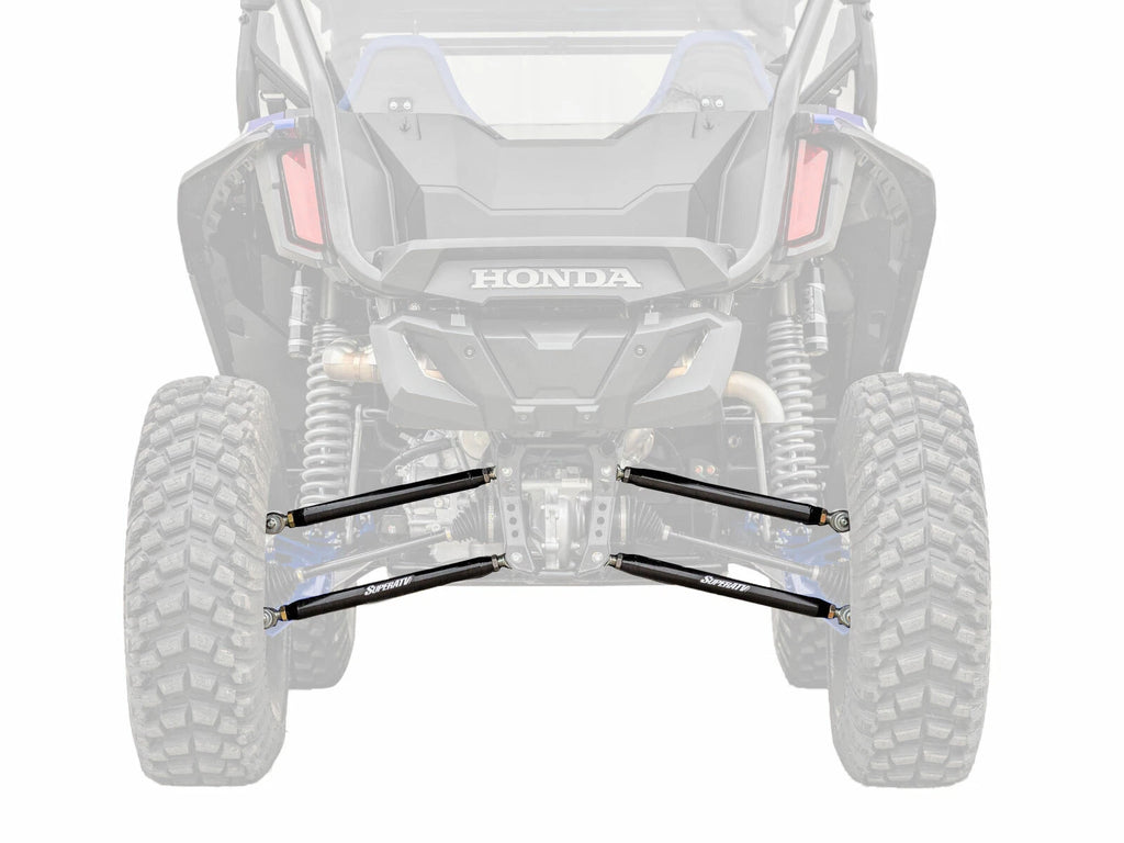 SuperATV Heavy Duty Radius Arms for Honda Talon 1000X (2019–2023) - Black