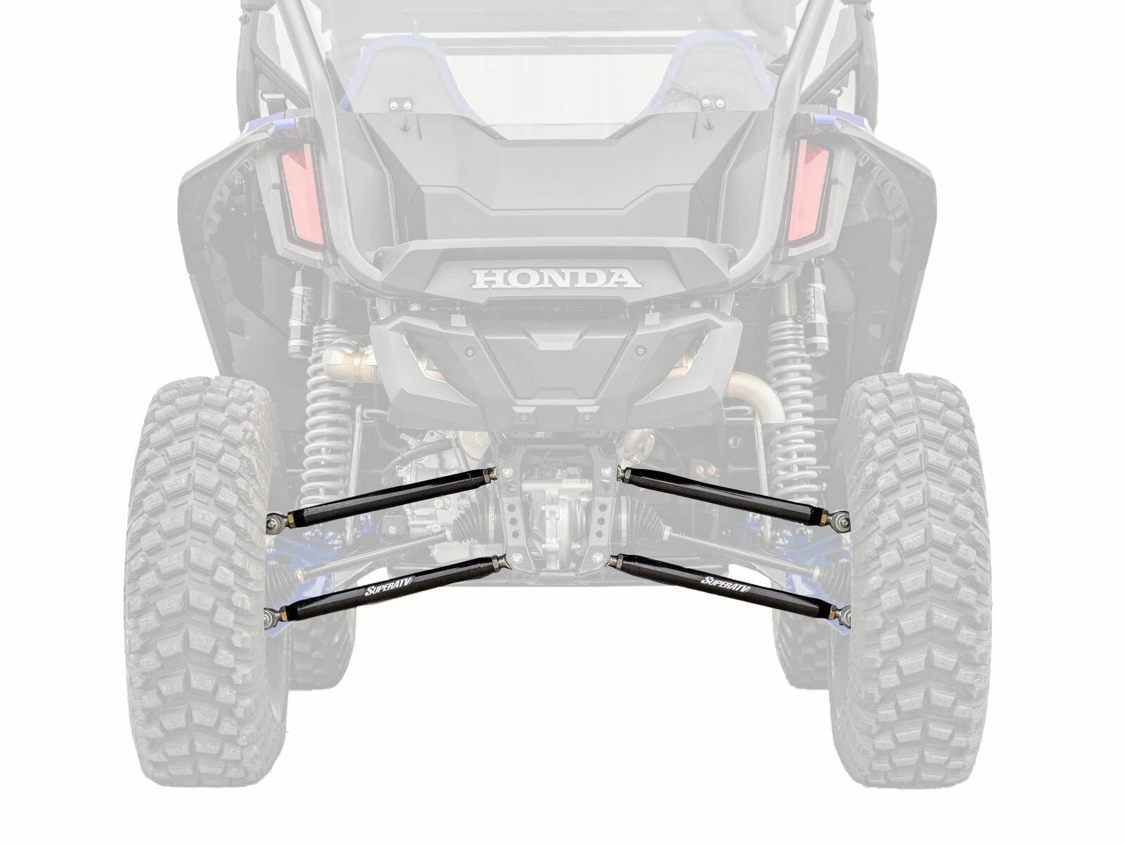 SuperATV Heavy Duty Radius Arms for Honda Talon 1000X (2019–2023) - Black