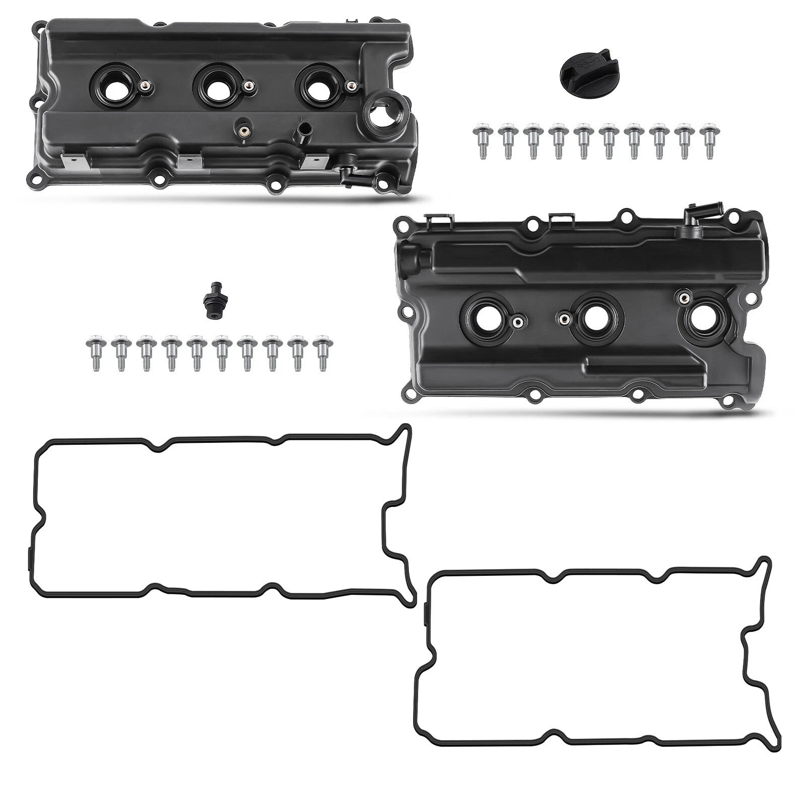 2X Engine Cylinder Head Valve Cover for Nissan Frontier Pathfinder Xterra (2005–2019)
