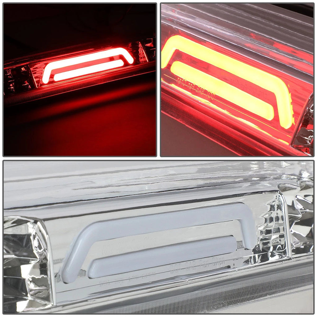 3D LED Bar Third Tail Brake Light for Ford F150 (2004–2008) Chrome
