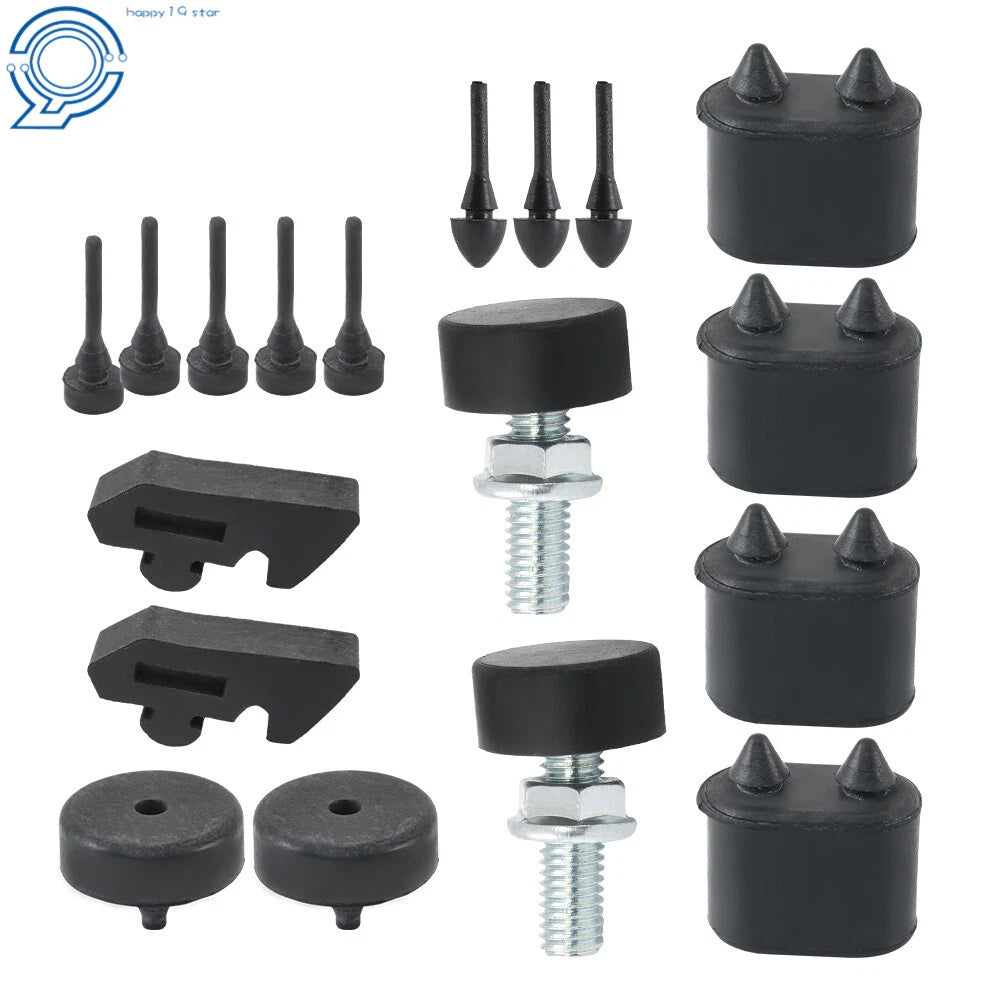 Set of 4 Rubber Hood Adjusters for Chevrolet Camaro (1967–1979)