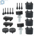 Set of 4 Rubber Hood Adjusters for Chevrolet Camaro (1967–1979)