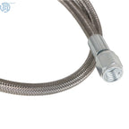 4AN 90 Degree Steel Braided Turbo Oil Feed Line for Universal (24")