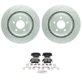 Bosch Rear Quietcast Rotors & Ceramic Disc Brake Pad Kit for Dodge Charger (RWD)