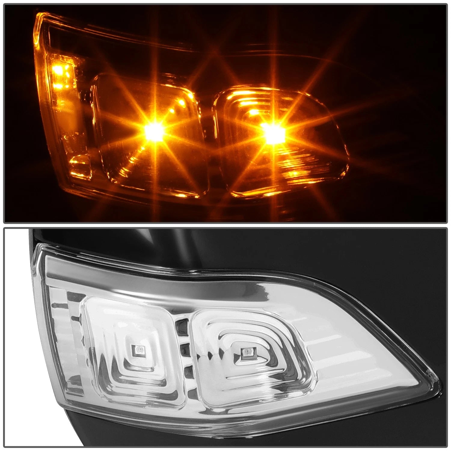 Passenger Side Headlight Lamp for Nissan Sentra 2007–2009 (Black)