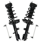Set of 4 Rear Struts w/Spring Sway Bar Links for Toyota Highlander AWD (2004–2007)