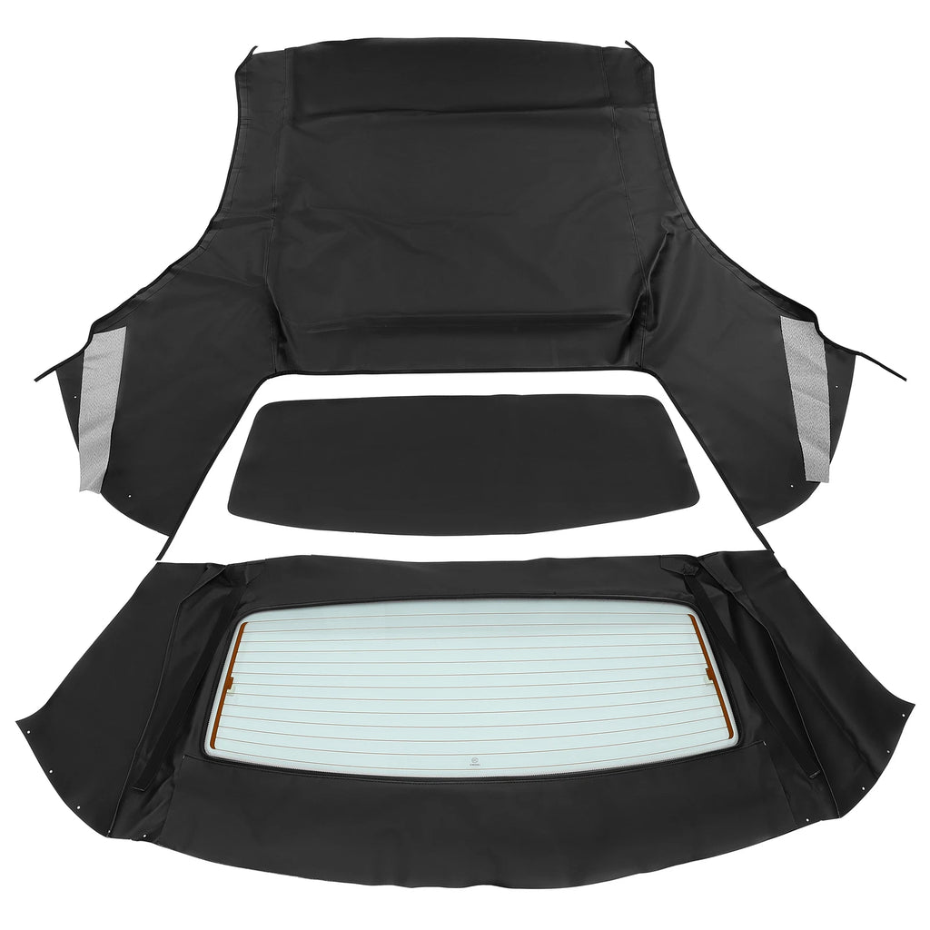 Soft Top with Heated Glass Window for Ford Mustang (1994–2004) Black