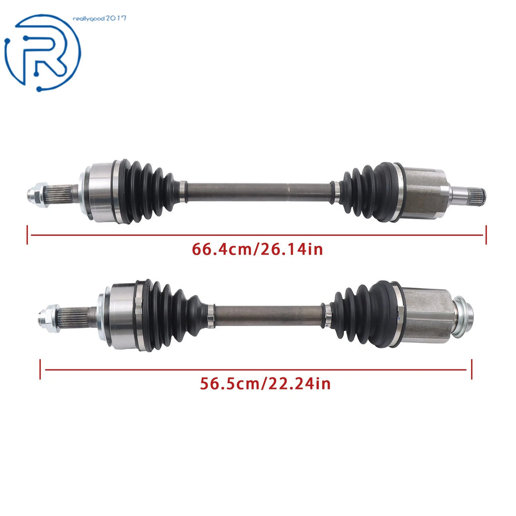 Set of 2 CV Axle Assemblies HO8551 HO8550 for Honda Civic (2016–2020)