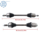 Set of 2 CV Axle Assemblies HO8551 HO8550 for Honda Civic (2016–2020)