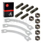 Sprocket Hub Locking Stud Nut Washer Kit for Yamaha Blaster Banshee Warrior (200–200)