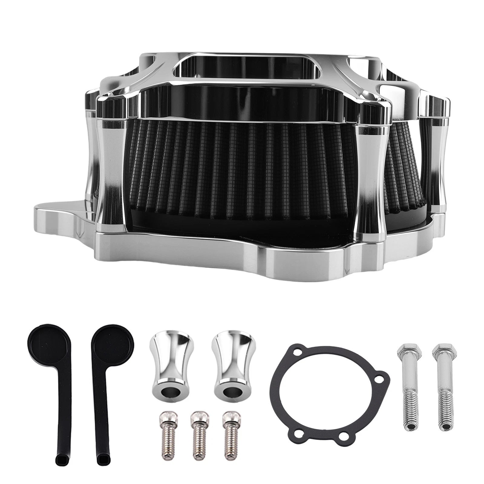 Performance Air Filter for Harley Road King Street Glide (2000–2007) Black