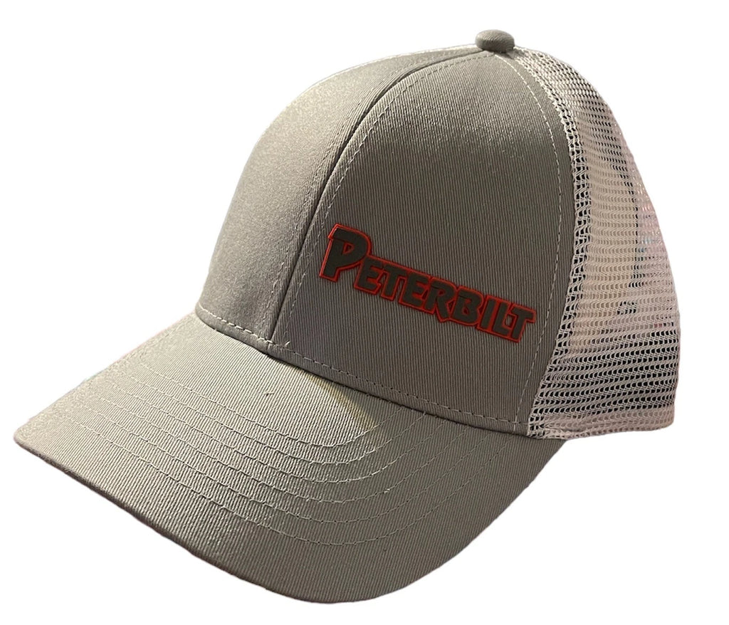 Rubber Patch Trucker Mesh Cap for Peterbilt Trucks (All Years)