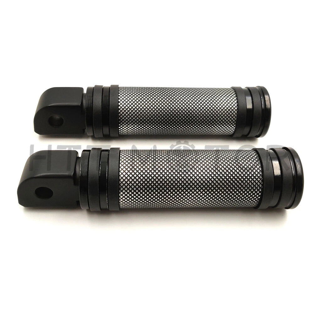 Diamond Black Footpegs for Harley Softail Fat Boy FLFB, Fat Bob FXF (2018–2023)