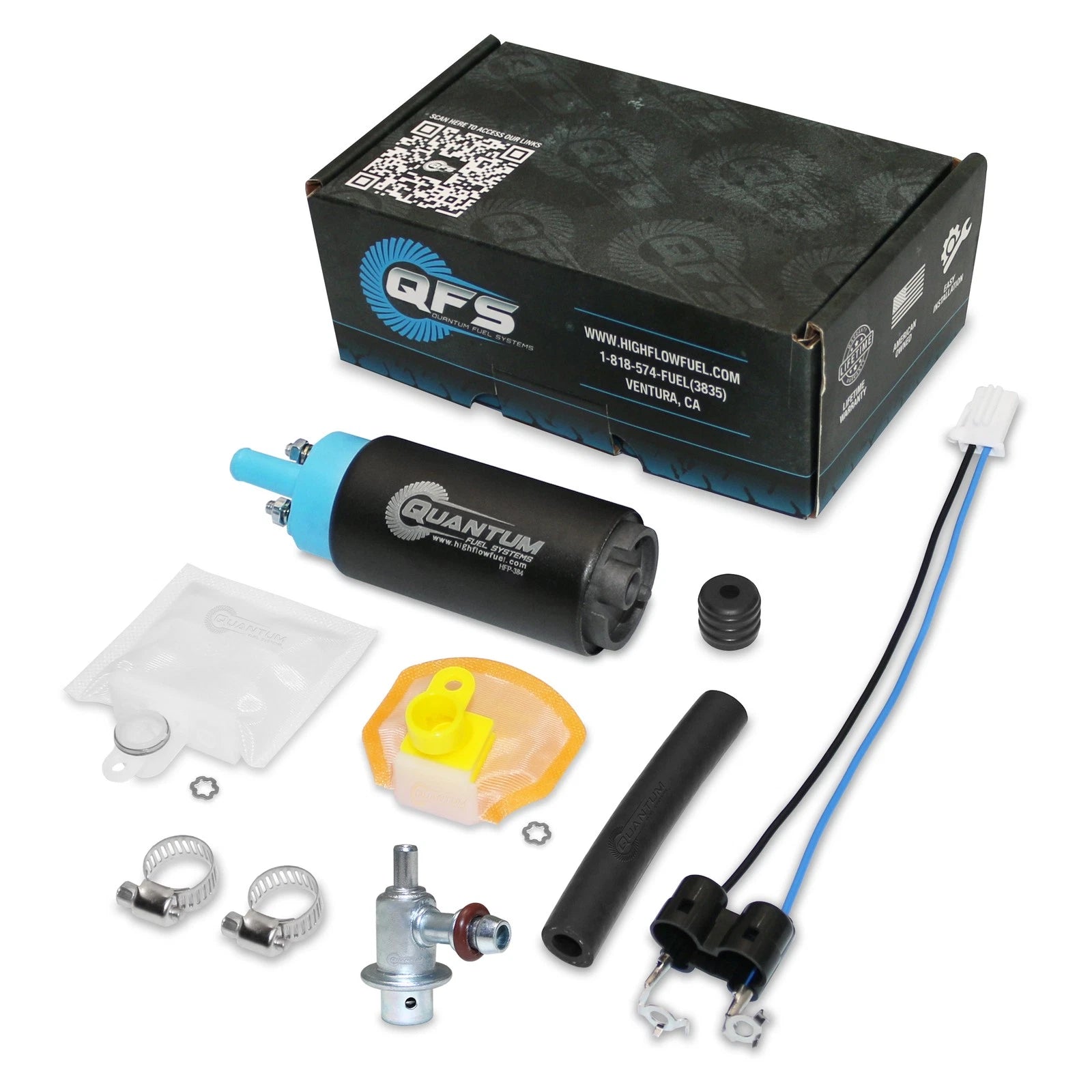 QFS In-Tank EFI Fuel Pump + Regulator + Strainer for Suzuki GSX-R750 (1996–1999)