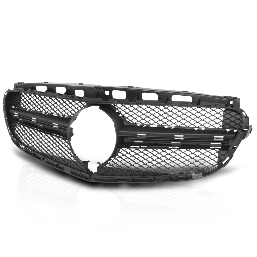 Diamond Mesh Grille with Badge Slot for Mercedes-Benz E63 AMG (2014–2015)