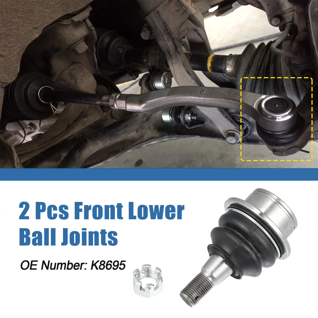 2pcs Front Lower Ball Joint No.K8695 for Ford Expedition F150 (1997–2003)