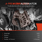 Alternator for Chevrolet Silverado 1500 GMC Sierra 1500 (2007–2013)