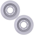 Set of 2 Front Coated Disc Brake Rotors for Chevy GMC (Over 9600lb GVW)