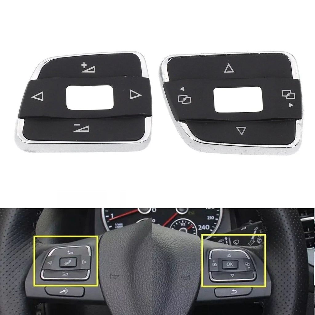 Steering Wheel Volume Switch Button Trim Cover for Passat B7 (2010���2015)