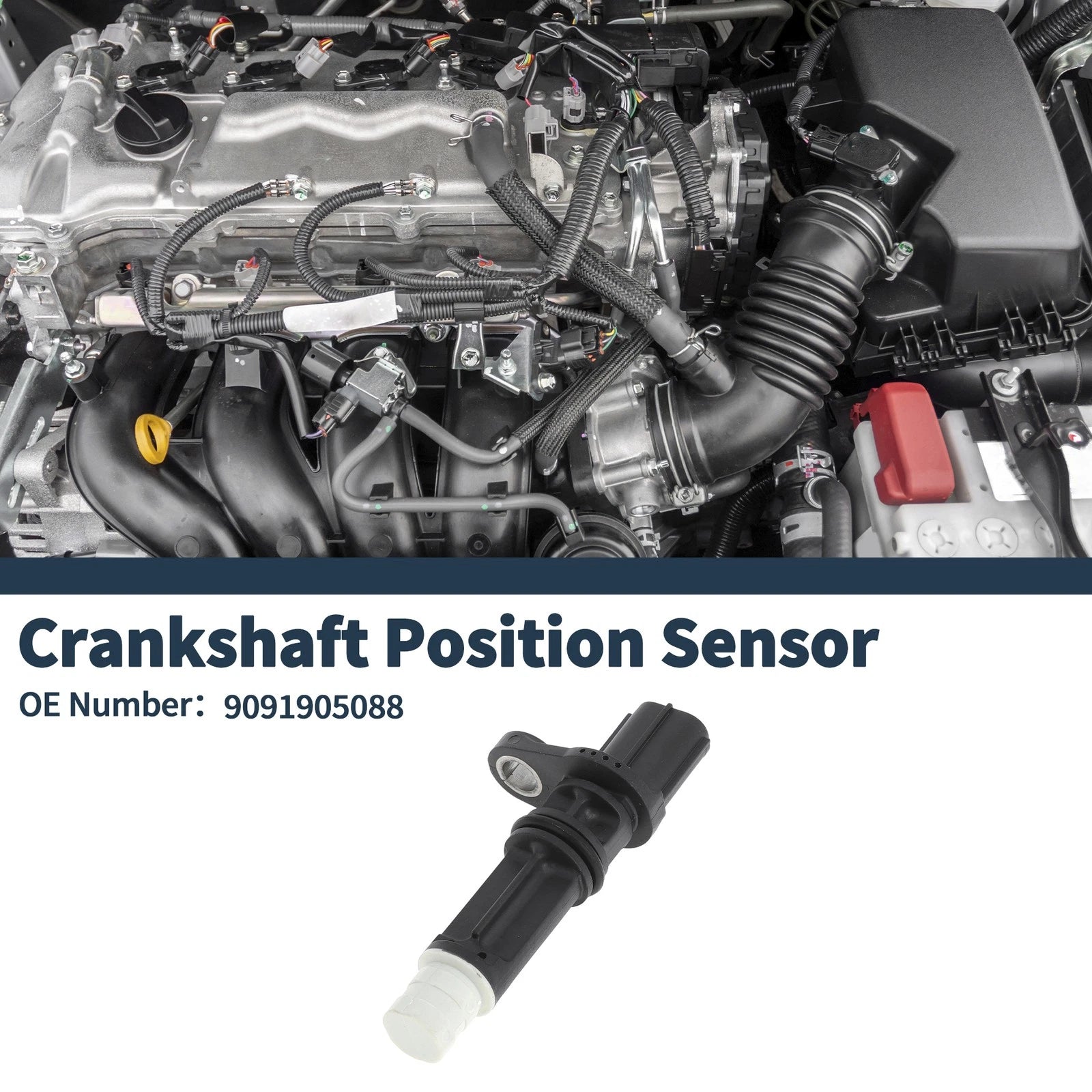 Crankshaft Position Sensor for Lexus LS500 (2018–2020) No. 9091905088