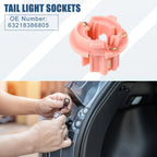 Tail Light Sockets Tail Middle Brake Lamp Holder for BMW E53 X5 (2000 - 2004)