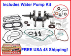 Crankshaft Bottom End Rebuild Kit & Water Pump Kit for Polaris Sportsman 700 (2002–2009)