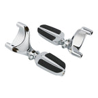 Chrome Passenger Footpegs for Harley Sportster 1200 883 (2004–2013)