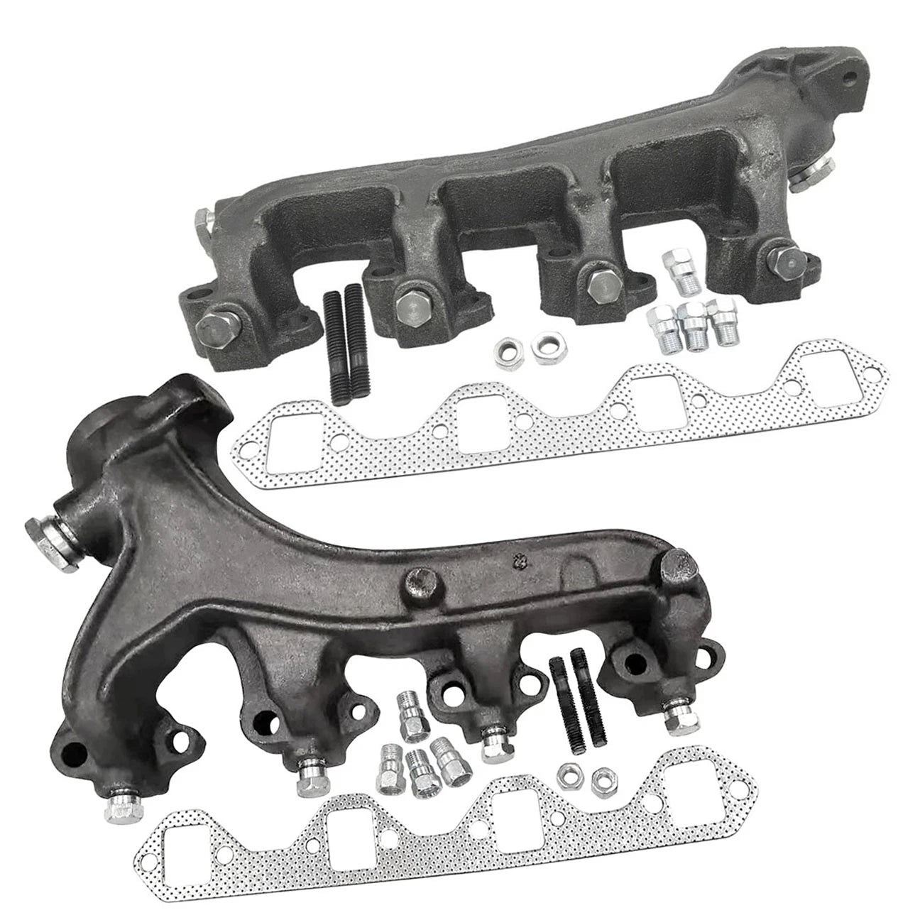 Exhaust Manifold Set of 2 Left & Right 674-165 for Ford F150 F-250 F-350 E150 Bronco (5.8L)