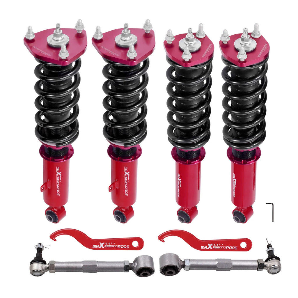 Adjustable Coilovers & Rear Toe Arm Kit for Lexus GS300 GS400 GS430 (1998–2005)