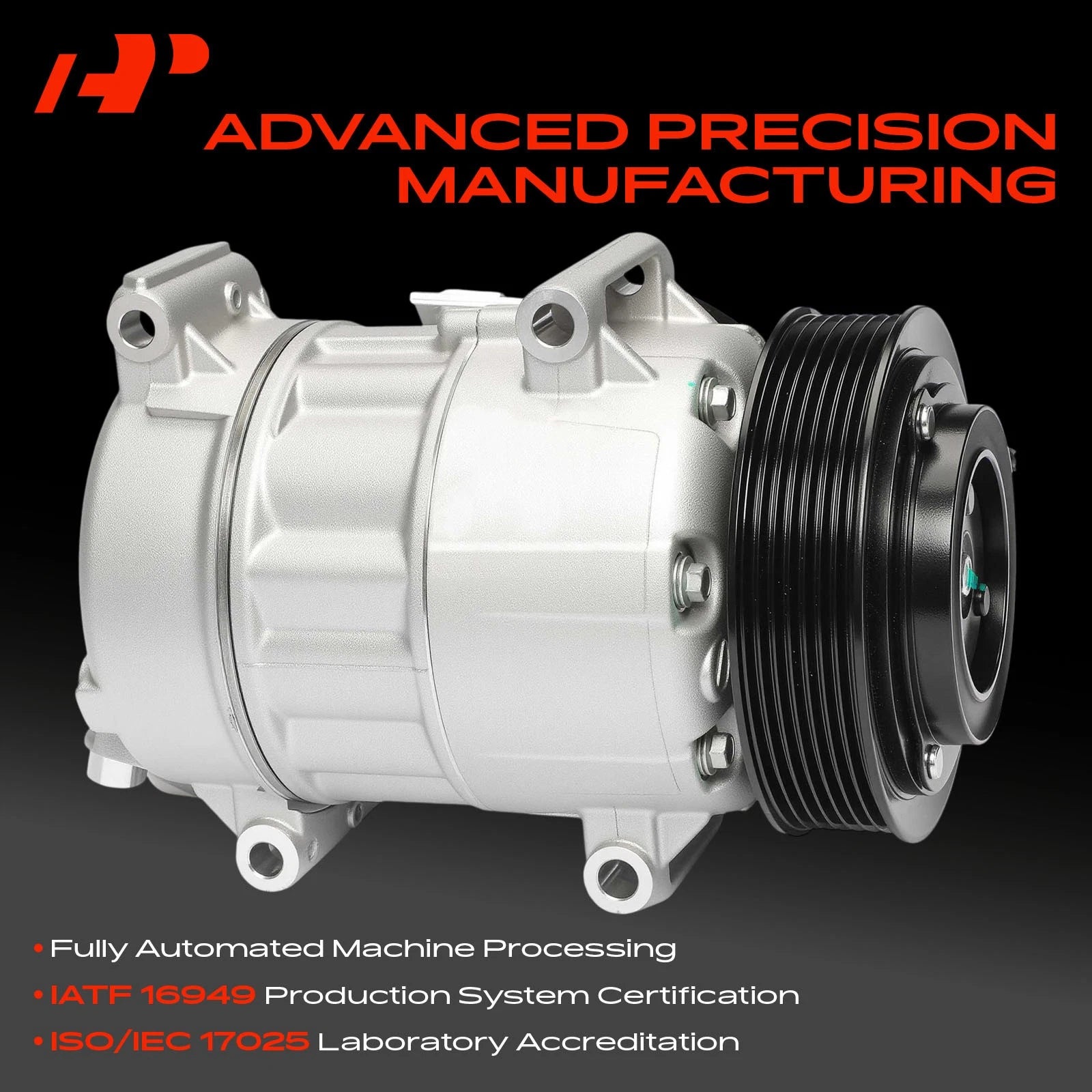 A/C Compressor with Clutch for Honda Pilot (2023–2025) Acura MDX (2022–2025)