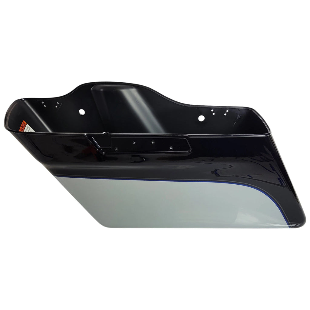 Left Saddlebag for Harley-Davidson Ultra Limited (2019) - OEM Midnight Blue/Silver
