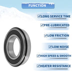 Deep Groove Ball Bearings 6211NR2RS   55x100x21mm