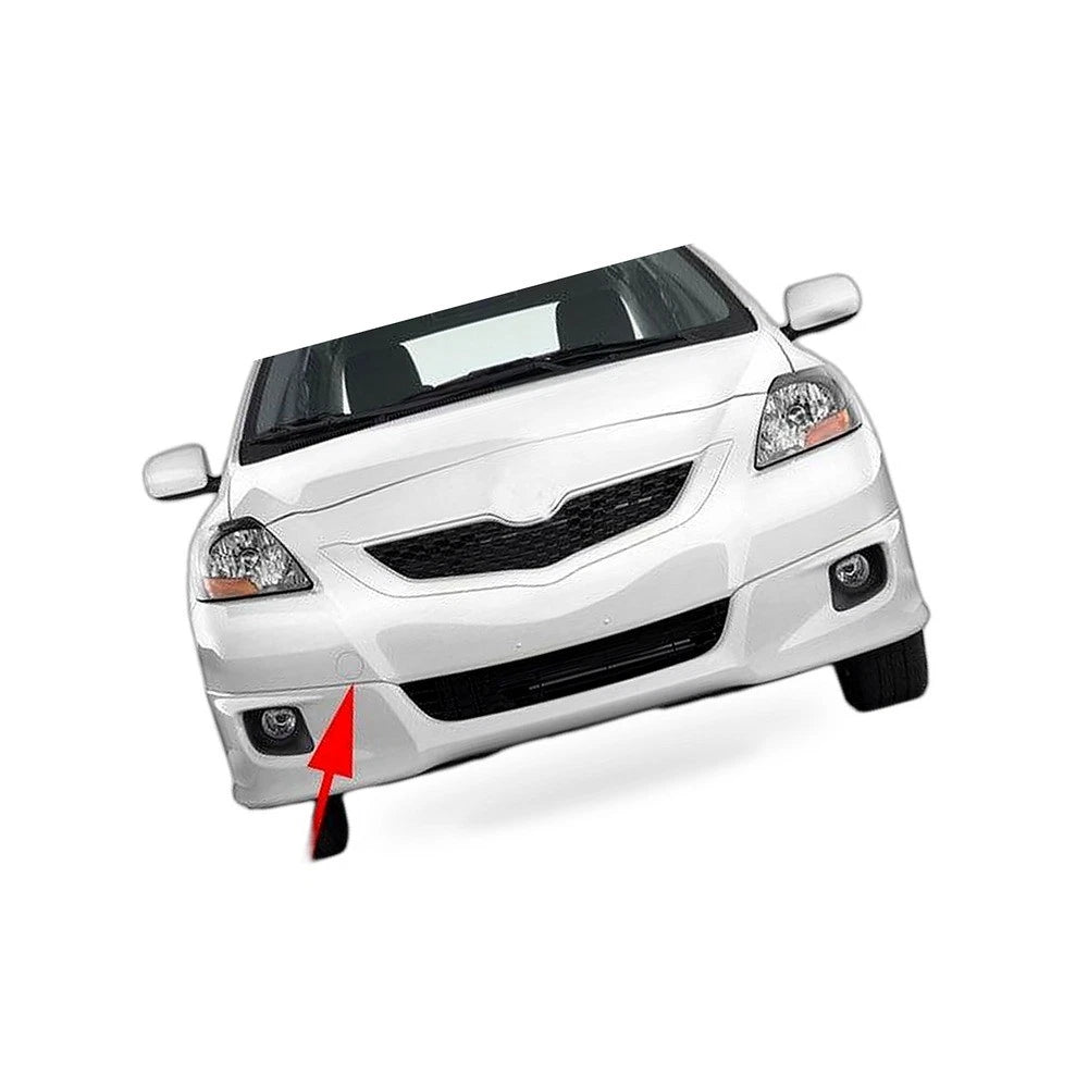 Front Bumper Tow Hook Cover for Toyota Yaris Sedan (2008–2010) 52127-52912