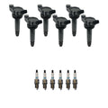 Set of 6 Ignition Coils & Spark Plugs for Toyota Camry V6 (2002–2006)