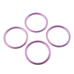 Set of 4 Air Condition Vent Outlet Inner Ring Trim for Audi A1 S1 (2010–2018) Purple