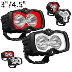 2X LED Pod Work Lights for Jeep Truck (Off Road)