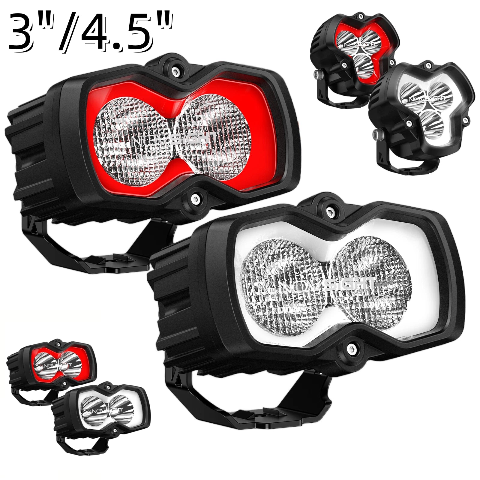 2X LED Pod Work Lights for Jeep Truck (Off Road)