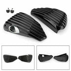 1 Pair Battery Side Cover for Harley Sportster XL883 XL1200 (2004–2013)