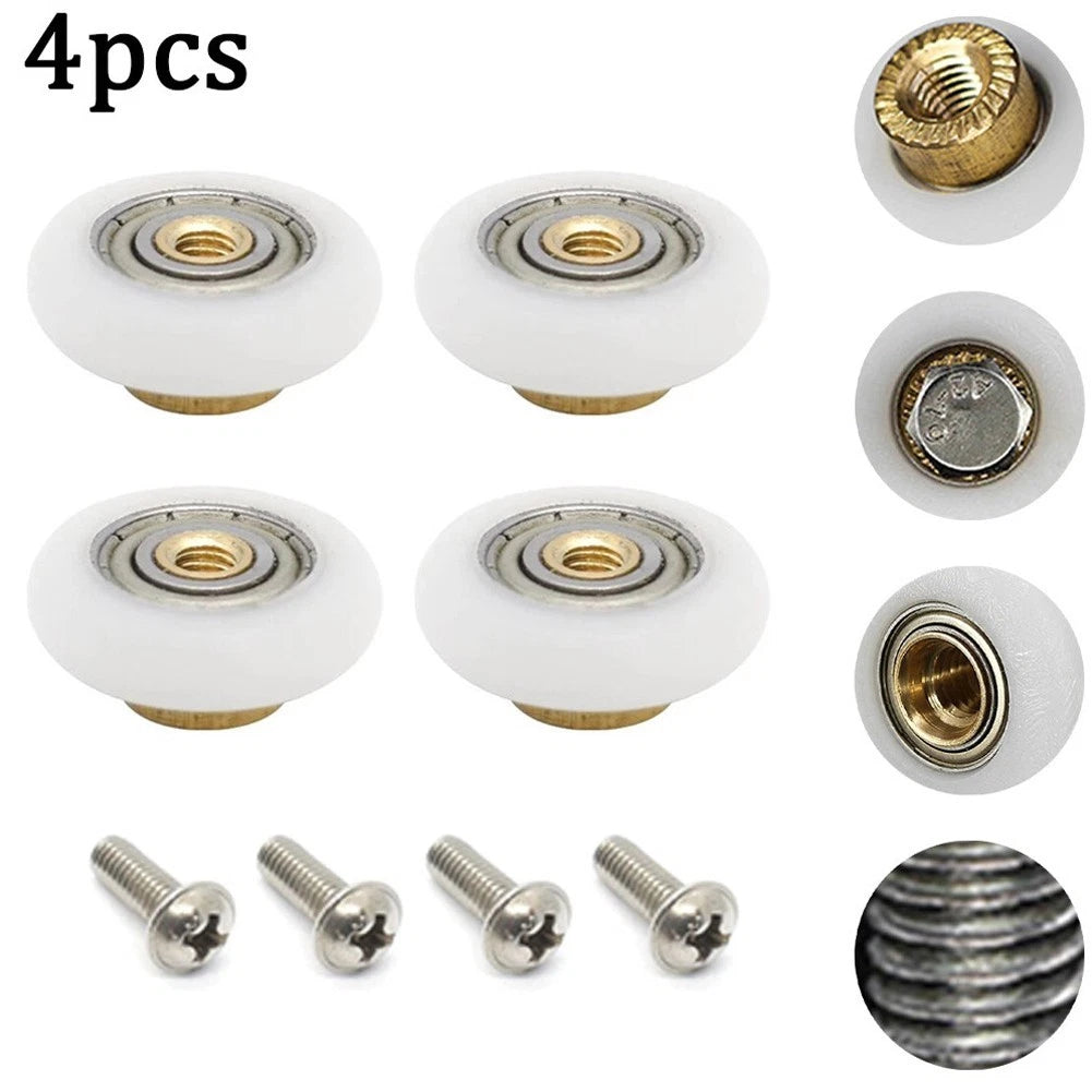 Shower Door Rollers for Glass Doors (20/23/25/27mm) Copper Replacement