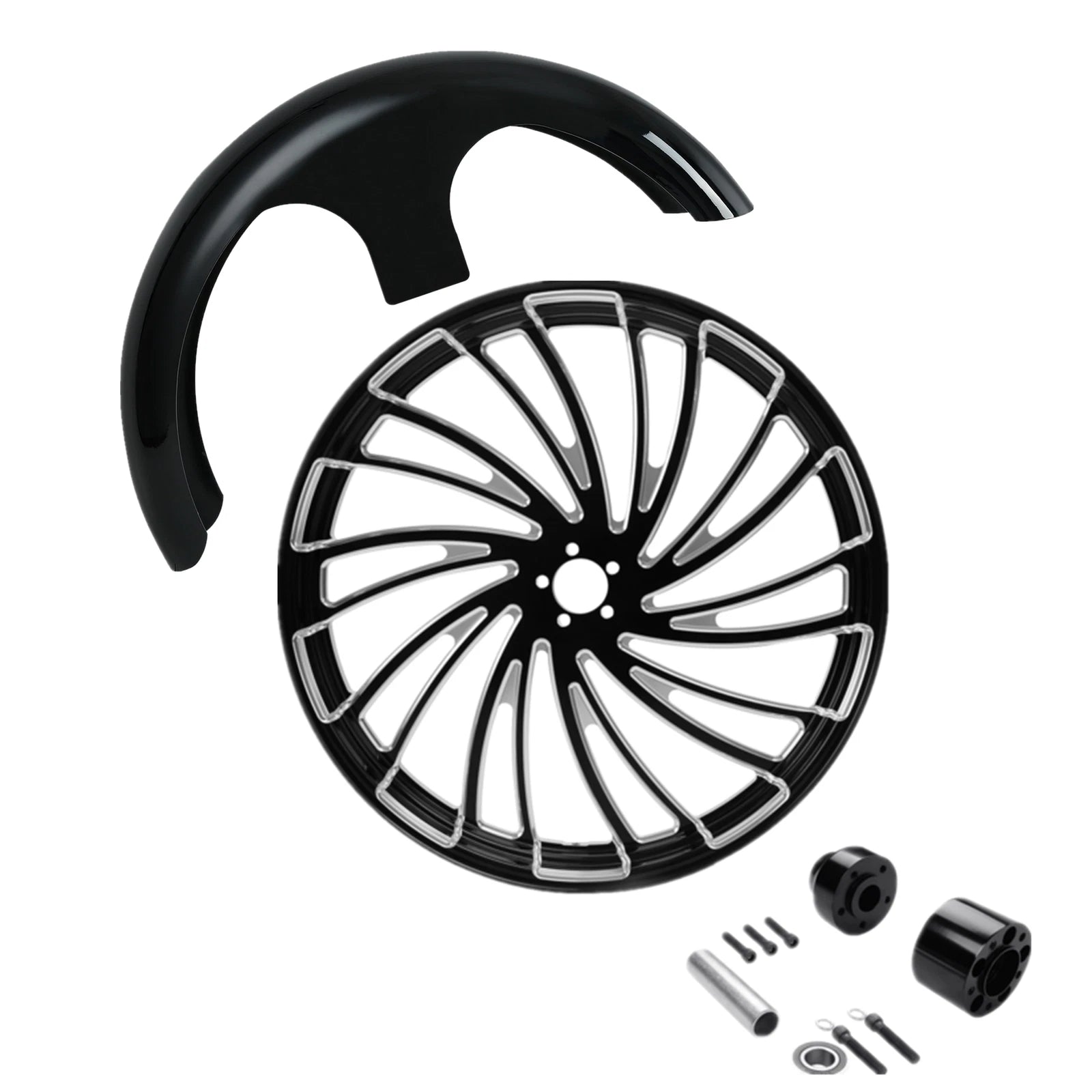 30" Front Wheel Rim for Harley Street Glide (2008–2025) - Single Disc Hub