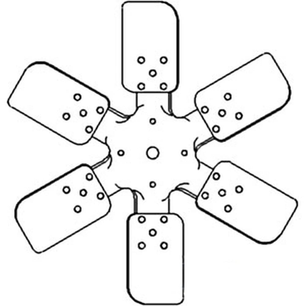 6 Blade Fan for 1801 1811 1821 1841 1871 1881 2000 2030 2031 2111 2120 2130