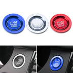 Keyless Engine Push Start Button w/ Ring for Land Rover Jaguar