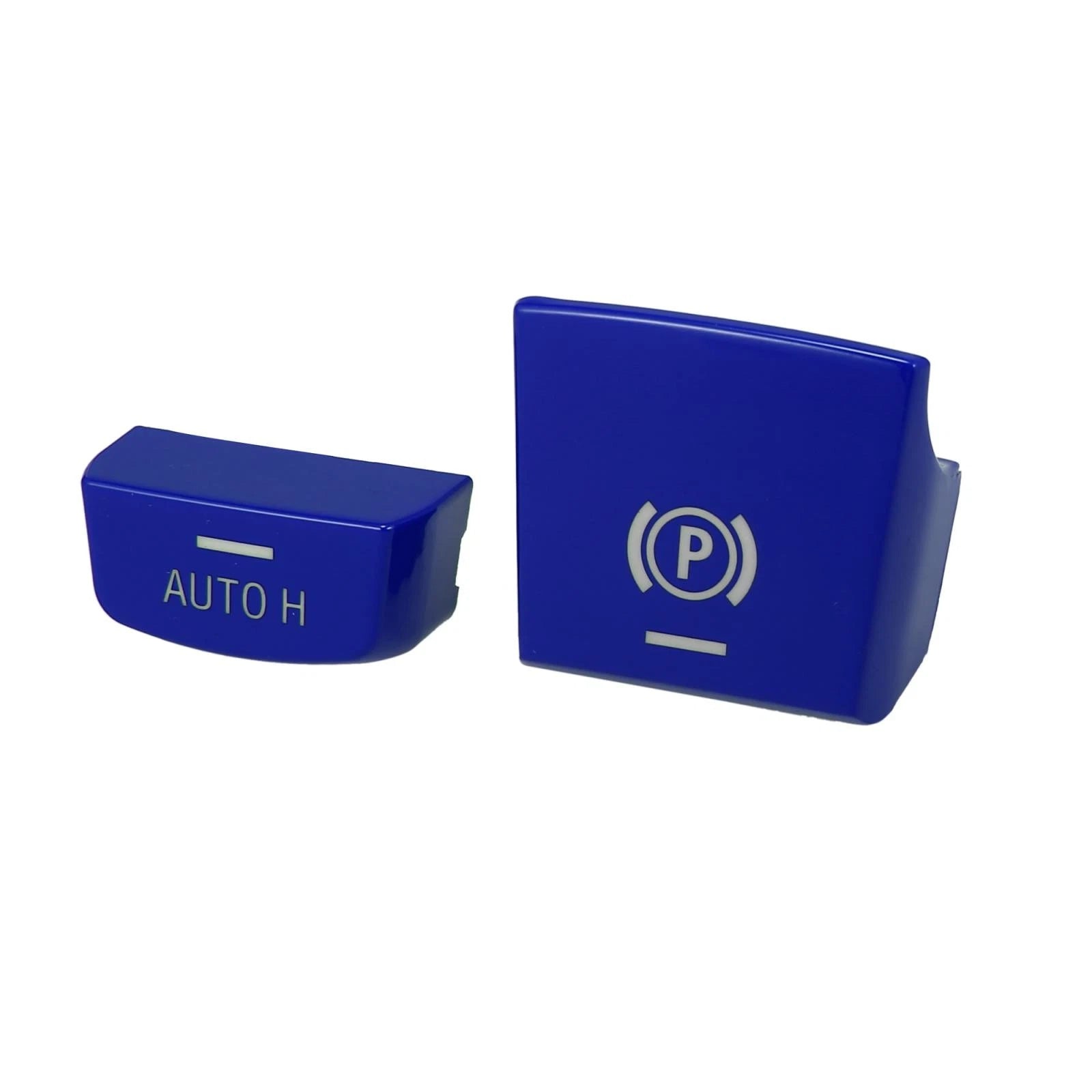 Set of 1 AUTO H Button Cover for BMW F01 F02 F12 F10 F07 (2010–2017) Blue