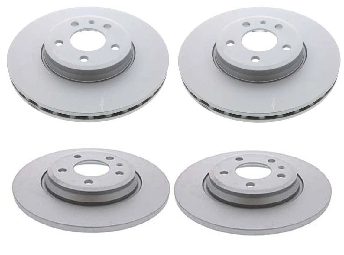 Set of 2 Genuine OEM Front and Rear Disc Brake Rotors for Audi A4 Quattro A5 (2010–2020)