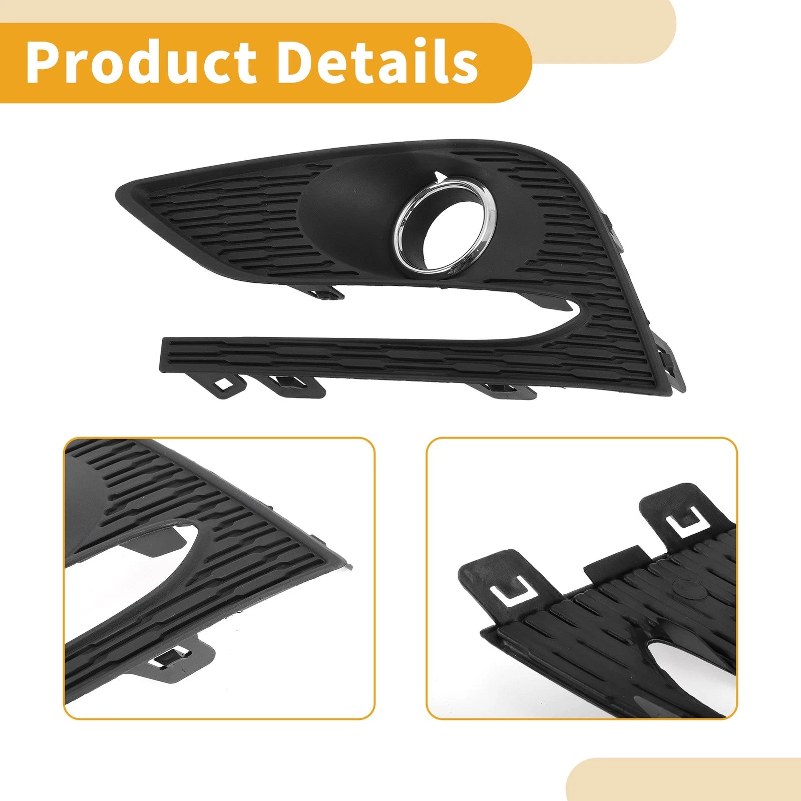 1 Pc Fog Light Grill for Chevrolet Cruze (2016–2019) No. 23422709