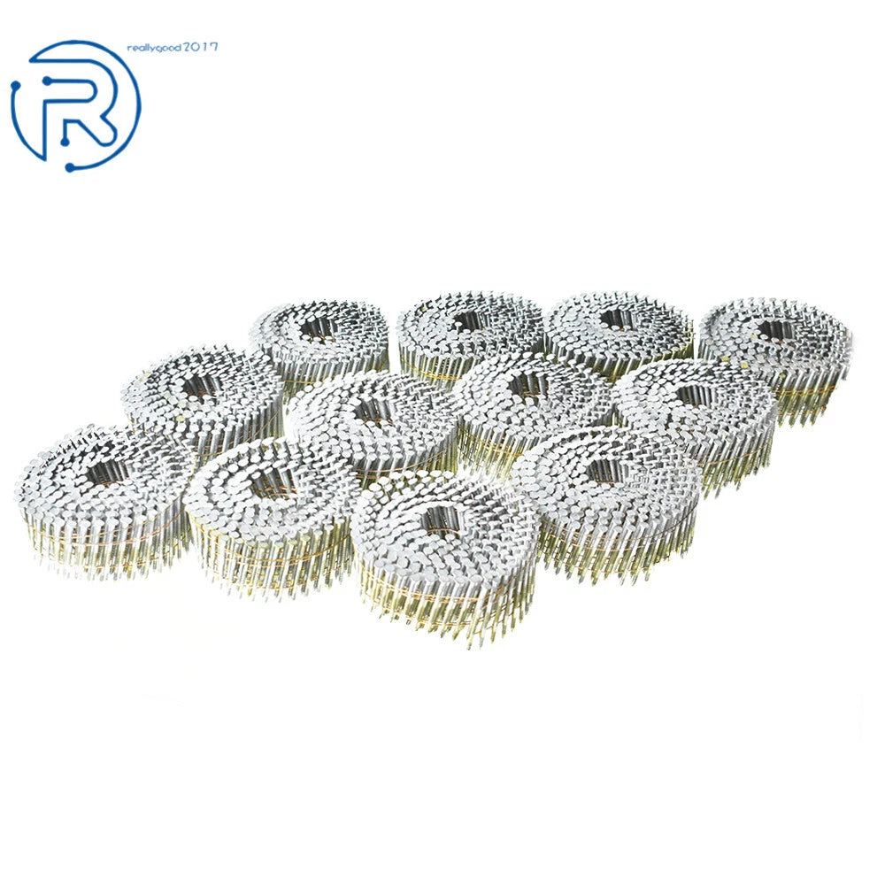 Coil Siding Nails 1-1/2"×0.092" Full Round-Head 3600 Count