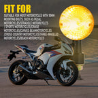 Set of 4 Motorcycle Turn Signals for Yamaha Kawasaki Honda