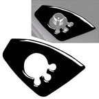 Black Interior Door Lock Button Panel Cover Trim for Audi TT TTS TTRS (08-14)