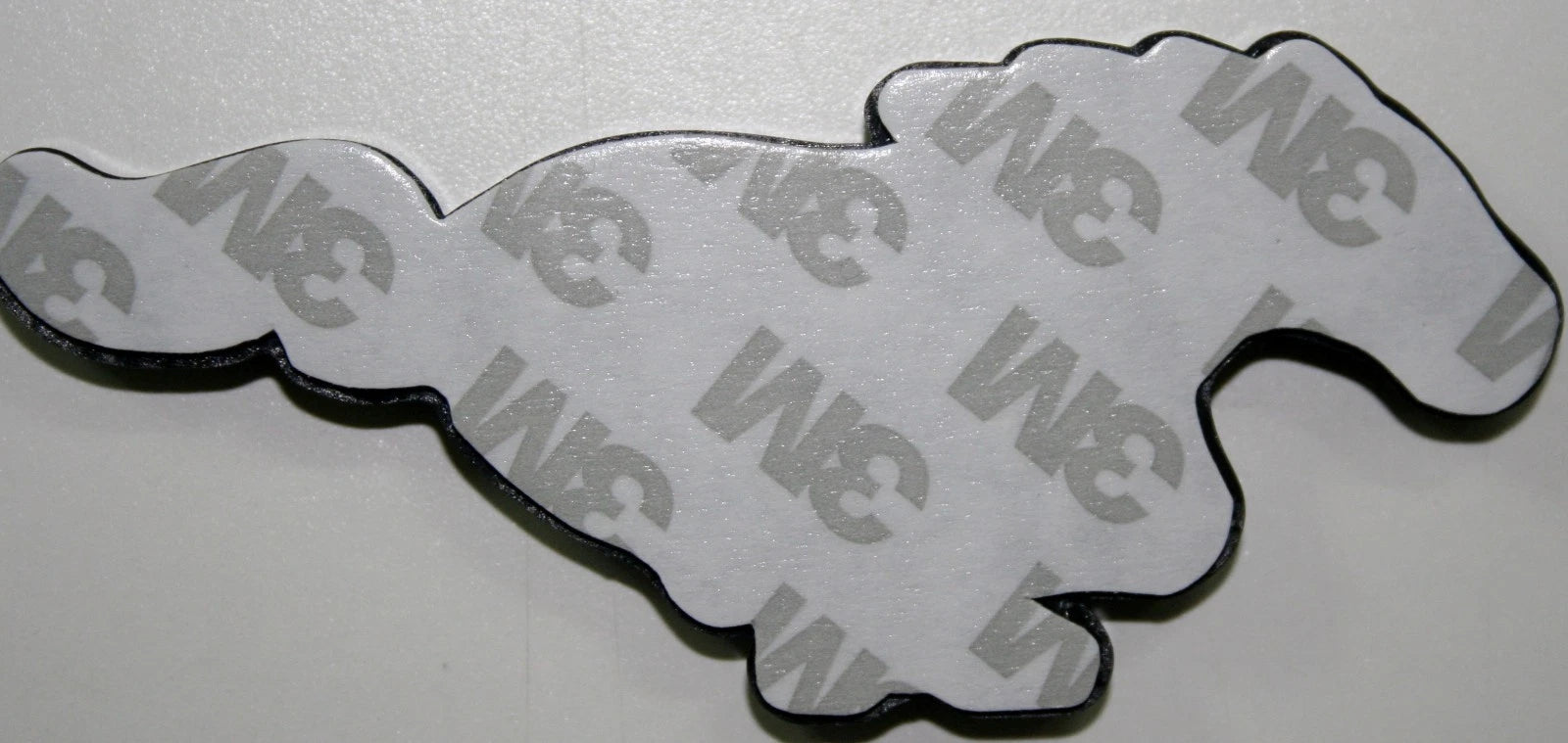 Chrome Emblem Tag Adhesive Sticker for Ford Mustang (3D, 5.0, Saleen)