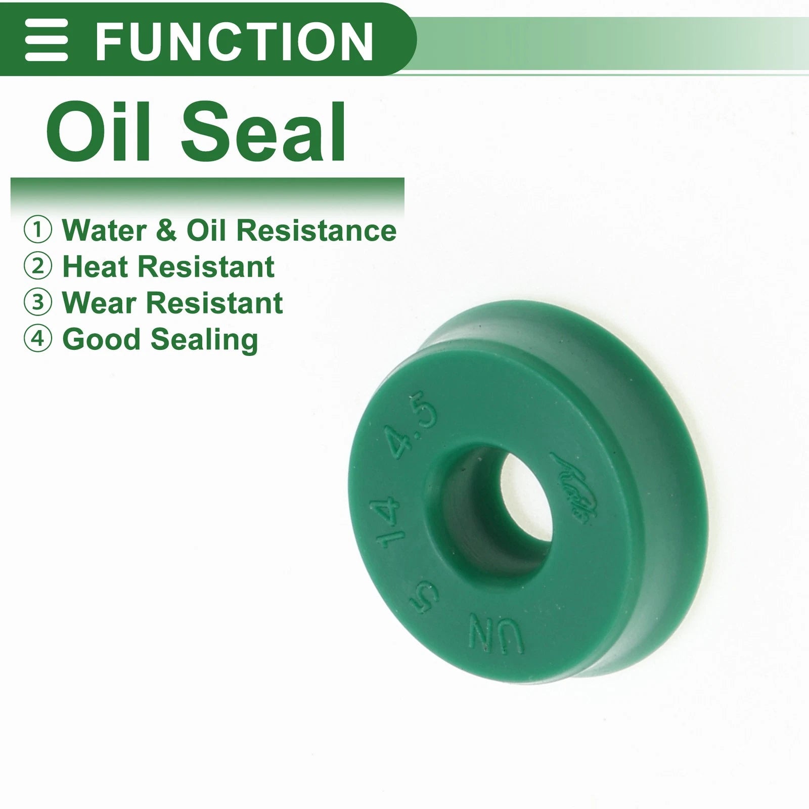 Set of 5 Oil Seal Ring 5x14x4.5mm for Rotary Shaft (High Pressure)